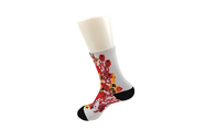 Τυπωμένες κάλτσες ατόμων με την καλή ελαστικότητα, Elastane/τυπωμένες πολυεστέρας κάλτσες αστραγάλων