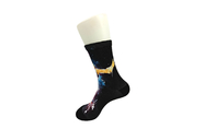 Τυπωμένες κάλτσες ατόμων με την καλή ελαστικότητα, Elastane/τυπωμένες πολυεστέρας κάλτσες αστραγάλων