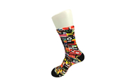 Eco - φιλικές κάλτσες τυπωμένων υλών ιδρώτα απορροφητικές ψηφιακές για το επί παραγγελία μέγεθος ενηλίκων