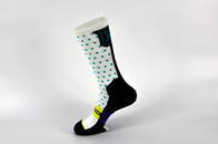 Αντιολισθητικές κατώτερες κάλτσες καλαθοσφαίρισης τεθωρακισμένων, μαύρες κάλτσες καλαθοσφαίρισης νάυλον/Elastane